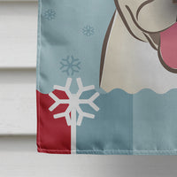 Winter Holiday French Bulldog Flag Canvas House Size BB1734CHF