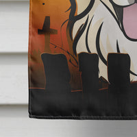 Halloween Golden Retriever Flag Canvas House Size BB1763CHF