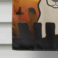 Halloween Yellow Labrador Flag Canvas House Size BB1780CHF