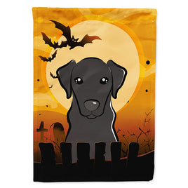 Halloween Black Labrador Flag Canvas House Size BB1793CHF