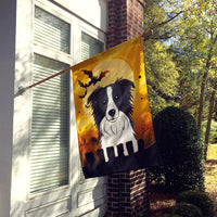 Halloween Border Collie Flag Canvas House Size BB1799CHF