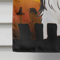 Halloween Border Collie Flag Canvas House Size BB1799CHF