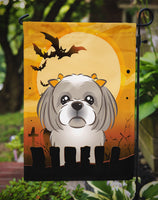 Halloween Gray Silver Shih Tzu Flag Garden Size BB1808GF