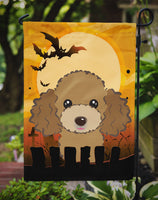 Halloween Chocolate Brown Poodle Flag Garden Size BB1814GF