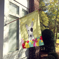 Bull Terrier Easter Egg Hunt Flag Canvas House Size BB1891CHF