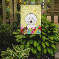 Bichon Frise Easter Egg Hunt Flag Garden Size BB1899GF