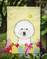 Bichon Frise Easter Egg Hunt Flag Garden Size BB1899GF