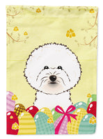 Bichon Frise Easter Egg Hunt Flag Garden Size BB1899GF