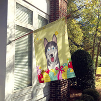 Alaskan Malamute Easter Egg Hunt Flag Canvas House Size BB1900CHF