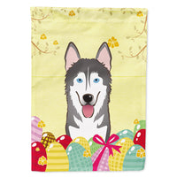 Alaskan Malamute Easter Egg Hunt Flag Canvas House Size BB1900CHF