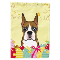 Boxer Easter Egg Hunt Flag Canvas House Size BB1905CHF