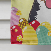 Bernese Mountain Dog Easter Egg Hunt Flag Canvas House Size BB1919CHF