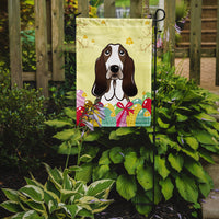 Basset Hound Easter Egg Hunt Flag Garden Size BB1925GF