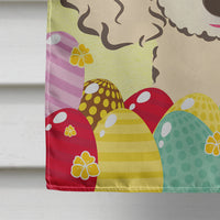 Buff Poodle Easter Egg Hunt Flag Canvas House Size BB1940CHF