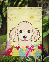 Buff Poodle Easter Egg Hunt Flag Garden Size BB1940GF