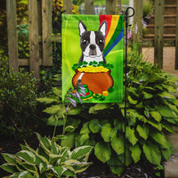 Boston Terrier St. Patrick's Day Flag Garden Size BB1947GF