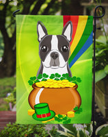 Boston Terrier St. Patrick's Day Flag Garden Size BB1947GF