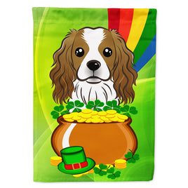 Cavalier Spaniel St. Patrick's Day Flag Canvas House Size BB1968CHF