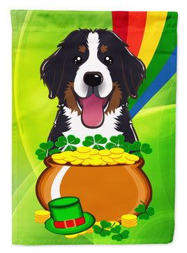 Bernese Mountain Dog St. Patrick's Day Flag Garden Size BB1981GF