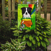 Border Collie St. Patrick's Day Flag Garden Size BB1985GF