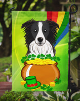 Border Collie St. Patrick's Day Flag Garden Size BB1985GF