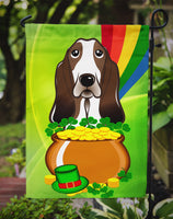 Basset Hound St. Patrick's Day Flag Garden Size BB1987GF