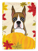 Boxer Thanksgiving Flag Garden Size BB2029GF