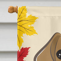 Beagle Thanksgiving Flag Canvas House Size BB2045CHF