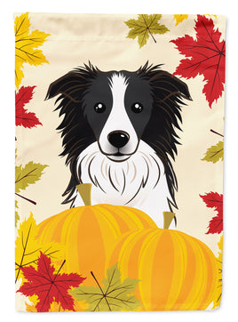 Border Collie Thanksgiving Flag Canvas House Size BB2047CHF