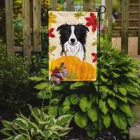 Border Collie Thanksgiving Flag Garden Size BB2047GF