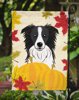 Border Collie Thanksgiving Flag Garden Size BB2047GF