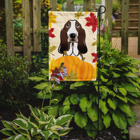 Basset Hound Thanksgiving Flag Garden Size BB2049GF