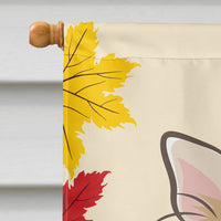 Chihuahua Thanksgiving Flag Canvas House Size BB2057CHF