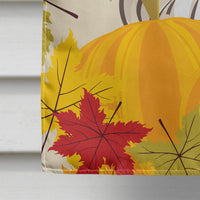 Chihuahua Thanksgiving Flag Canvas House Size BB2057CHF