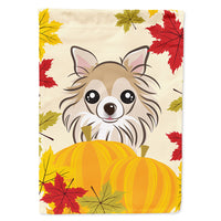 Chihuahua Thanksgiving Flag Canvas House Size BB2057CHF