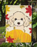 Buff Poodle Thanksgiving Flag Garden Size BB2064GF