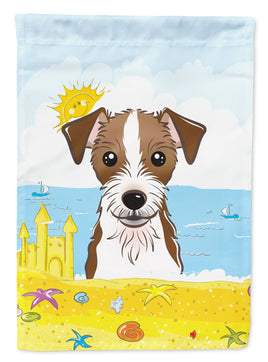 Jack Russell Terrier Summer Beach Flag Garden Size BB2070GF