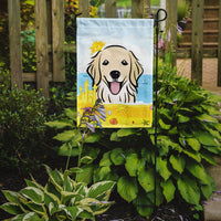 Golden Retriever Summer Beach Flag Garden Size BB2073GF