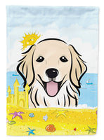 Golden Retriever Summer Beach Flag Garden Size BB2073GF