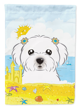 Maltese Summer Beach Flag Canvas House Size BB2076CHF