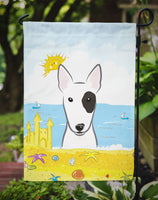 Bull Terrier Summer Beach Flag Garden Size BB2077GF