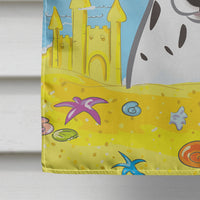 Dalmatian Summer Beach Flag Canvas House Size BB2078CHF