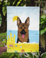 German Shepherd Summer Beach Flag Garden Size BB2079GF