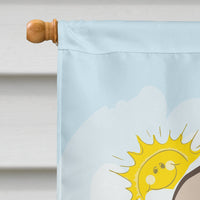 Cocker Spaniel Summer Beach Flag Canvas House Size BB2084CHF