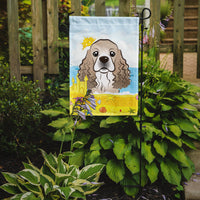 Cocker Spaniel Summer Beach Flag Garden Size BB2084GF