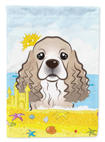 Cocker Spaniel Summer Beach Flag Garden Size BB2084GF