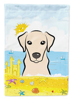 Yellow Labrador Summer Beach Flag Garden Size BB2090GF