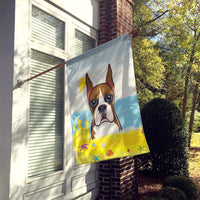 Boxer Summer Beach Flag Canvas House Size BB2091CHF