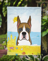 Boxer Summer Beach Flag Garden Size BB2091GF