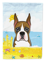 Boxer Summer Beach Flag Garden Size BB2091GF